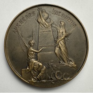 Médaille de bronze de la France En mémoire des morts pour la France pour le coup de poing de l'humanité