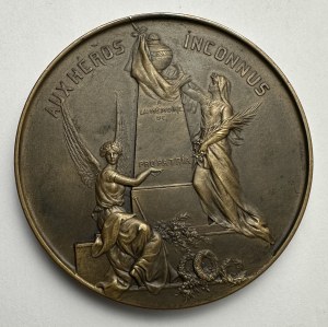 Bronze Frankreich Medaille Zum Gedenken an die Gefallenen für Frankreich für die Menschlichkeit schlagen