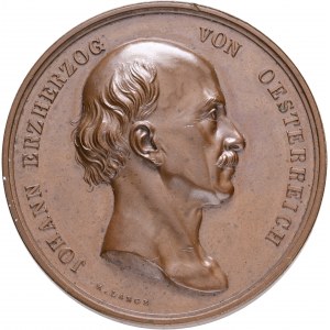 Bronz Rakúsko Uhorsko František Jozef I. Strelecký festival Schöna 1851 Merano