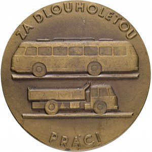 Czechoslovakia Medal for driver for long service ČSAD Ostrava etue