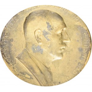 Tchécoslovaquie Médaille 1933 Président Edvard Beneš unilatéral etue