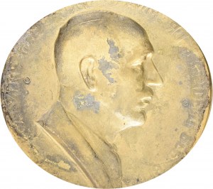 Československo Medaila 1933 Prezident Edvard Beneš jednostranná etue