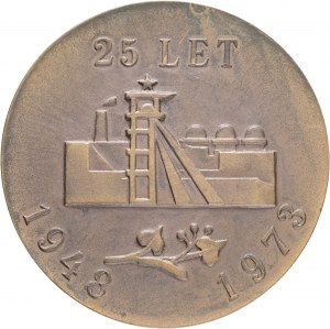 Cecoslovacchia Medaglia 1973Industria dell'uranio Příbram etue