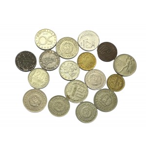 Zestaw 17 monet różnego typu i z różnych lat Bułgaria