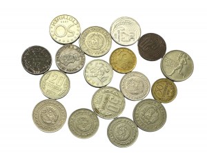 Lot von 17 Münzen verschiedener Art und Jahre Bulgarien