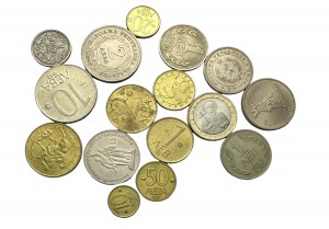 Lot of 16 coins diferent type and years Bulgaria