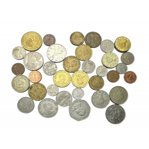 Lot de 35 pièces de différents types et années Zimbabwe, Turquie, Kenya