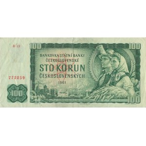 Czechoslovakia 100 Kčs 1961 D13 772259