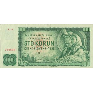 Tchécoslovaquie 100 CZK 1961 R30 739633
