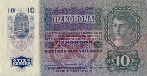 Repubblica di GERMANIA-AUSTRIA 10 Corone 1915 francobollo DEUTSCHÖSTERRREICH 1231 No.630569