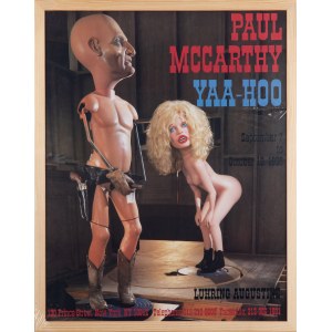 Paul McCarthy. Plakát k výstavě Yaa Hoo, 1996