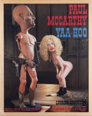 Paul McCarthy. Plakat für die Ausstellung 