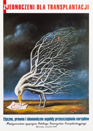 Rafal OLBIÑSKI (b. 1943), Uniting for Transplantation, 2002