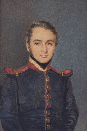 Franz Teppa (1828-1889), Portrait of an Officer of the 42nd Infantry Regiment of the Austro-Hungarian Empire