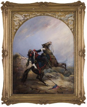 Artista non specificato (XIX/XX secolo), Morte di un lansjer (Francia, XIX/XX secolo).