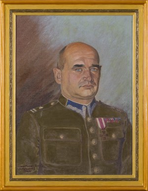 Janusz Lewartowski (20. Jahrhundert), Porträt eines Offiziers, 1943.