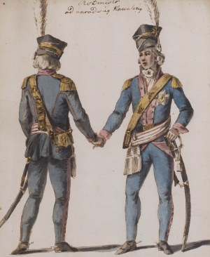 Nicht näher bezeichneter Künstler (Polen, 18./19. Jahrhundert), Rotmistrzs der litauischen Nationalen Kavallerie, um 1792.