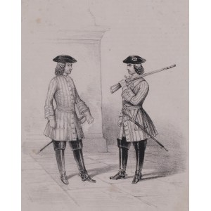 Officers of the Guard Corps of Frederick II, l. 1851-1857