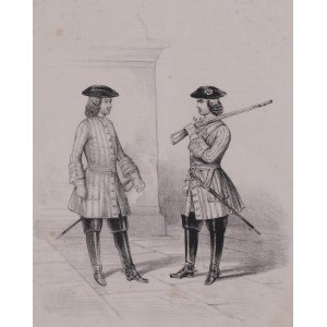 Dôstojníci gardového zboru Fridricha II., l. 1851-1857