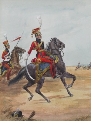Umělec neurčen (19. století), 2. pluk kavalírů - kopiníků císařské gardy, l. 1807-1814