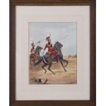 Unbekannter Künstler (19. Jahrhundert), 2. Regiment der Cheval Legers-Lanzenreiter der kaiserlichen Garde, l. 1807-1814