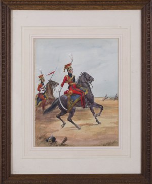 Umělec neurčen (19. století), 2. pluk kavalírů - kopiníků císařské gardy, l. 1807-1814