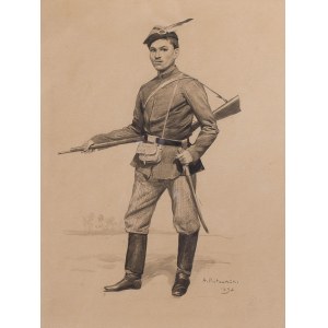 Antoni Piotrowski (1853 Nietulisko Duże - 1924 Warsaw), January insurgent, 1893.