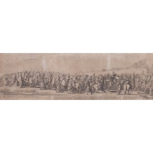 Stefano della Bella (1610 Florencja - 1664 tamże), Wjazd Jerzego Ossolińskiego z poselstwem do Rzymu
