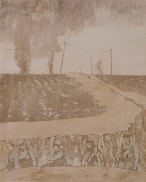 Artist unspecified (1st half of 20th century), In the trenches