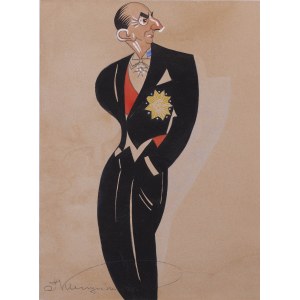 Tadeusz Kleczyński (XXe siècle), Caricature de Józef Beck, 1936.