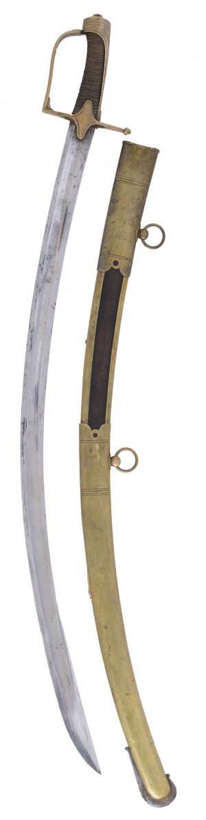 Saber of an officer of mounted riflemen-chasers, France, wz. 1792