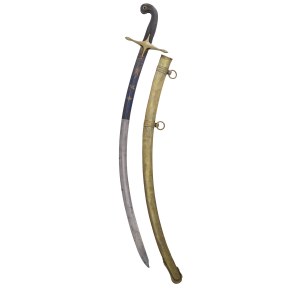 Sabre d'officier de type oriental, France, vers 1800.