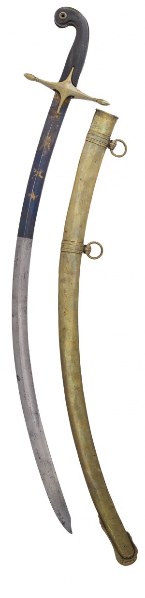 Officer's saber in Oriental type, France, circa 1800.