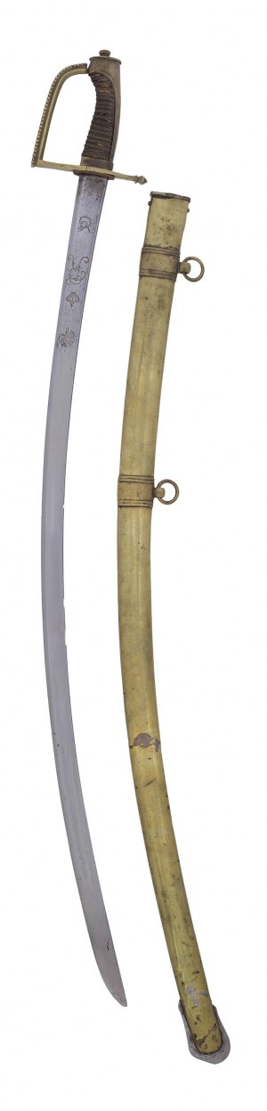 Hussar officer's saber, Germany, circa 1800.