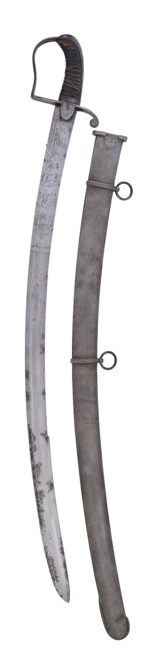 Cavalry officer's saber, England, circa 1800.