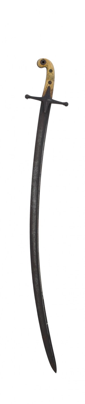 Důstojnická šavle orientálního typu, Francie, kolem roku 1800.