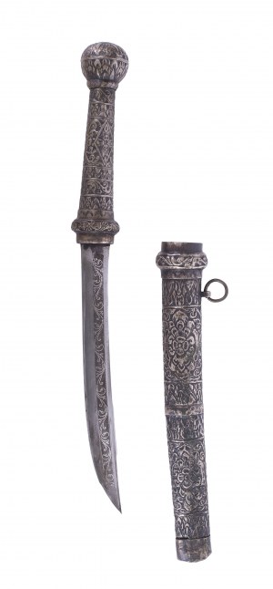 Dha dagger, Indonesia, early 20th century.