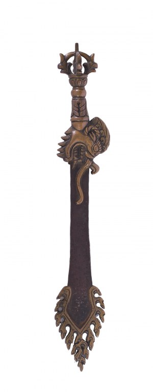Tibetan dagger, 18th century.