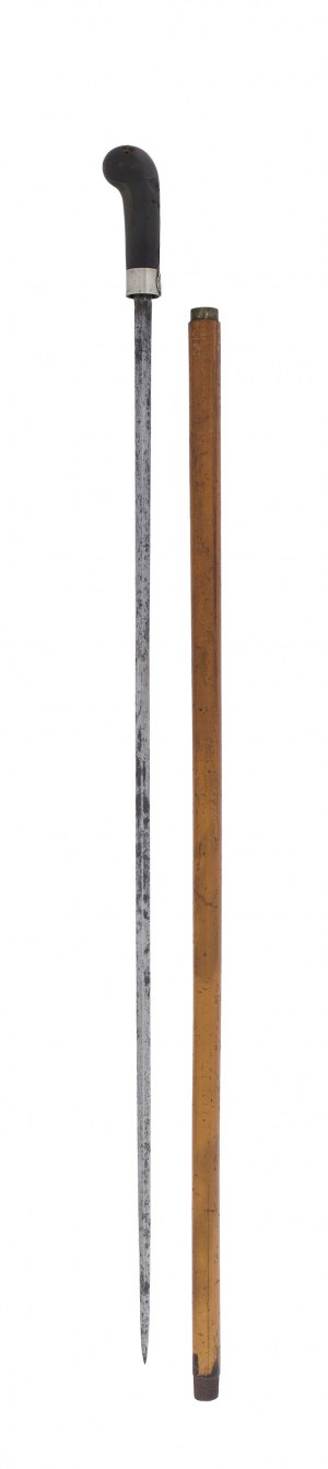 Vychádzková palica - meč, 19. storočie.