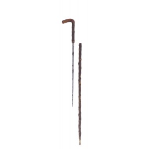 Bastone da passeggio - spada, XIX secolo.