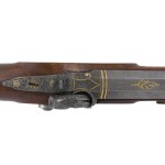 Paar Duellpistolen im Etui, Tadeusz Wisniowiecki, Lemberg um 1850.