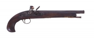 Jezdecká pistole, řemeslná, 19.-20. stol.