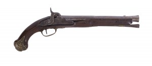 Cavalry pistol, France, 18th/19th century (transformation)