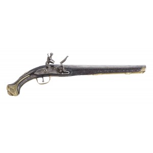 Pistolet à pierre, Europe, vers 1750.