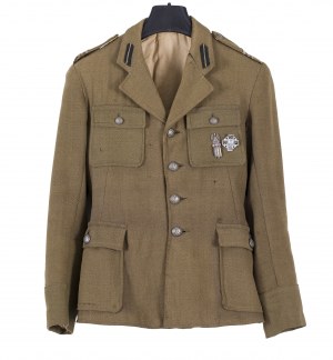 Uniform of a platoon sergeant of the Topographical Detachment, 2nd DSP, France, 1940.