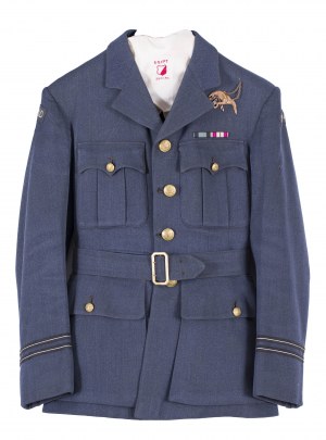 Starting uniform of a captain of aviation of the PSZ in the West