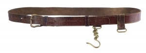 Belt for wearing saber under uniform