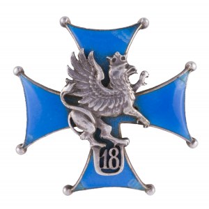 Officer's commemorative badge of the 18th Pomeranian Lancers Regiment