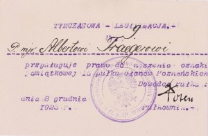 Důstojnický pamětní odznak 15. poznaňského kopinického pluku