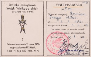 Insigne commémoratif de l'armée de la Grande Pologne